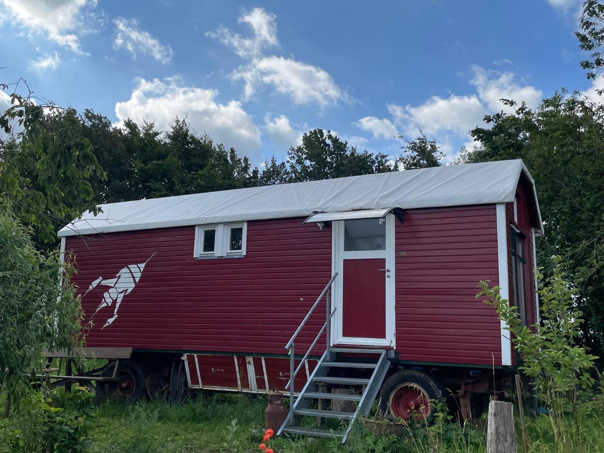 Zirkuswagen Nahe Ostsee Und Schlei Wagersrott Exterior foto
